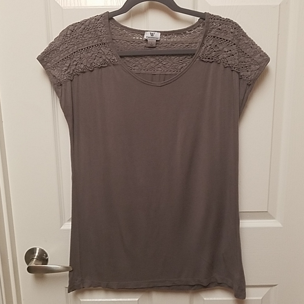 Gray blouse